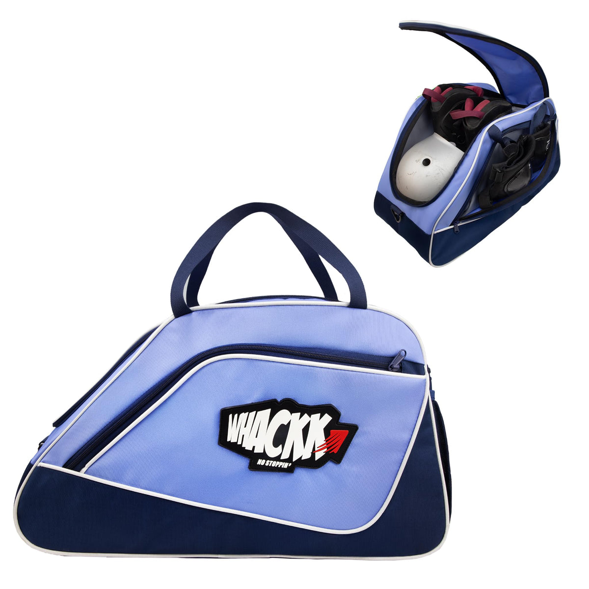 Whackk Flip Senior Lavender 33L Skating Inline Roller Equipment Bag|Gym Sports Quad Ice Skates Kitbag|Travel | Easy Access Pocke
