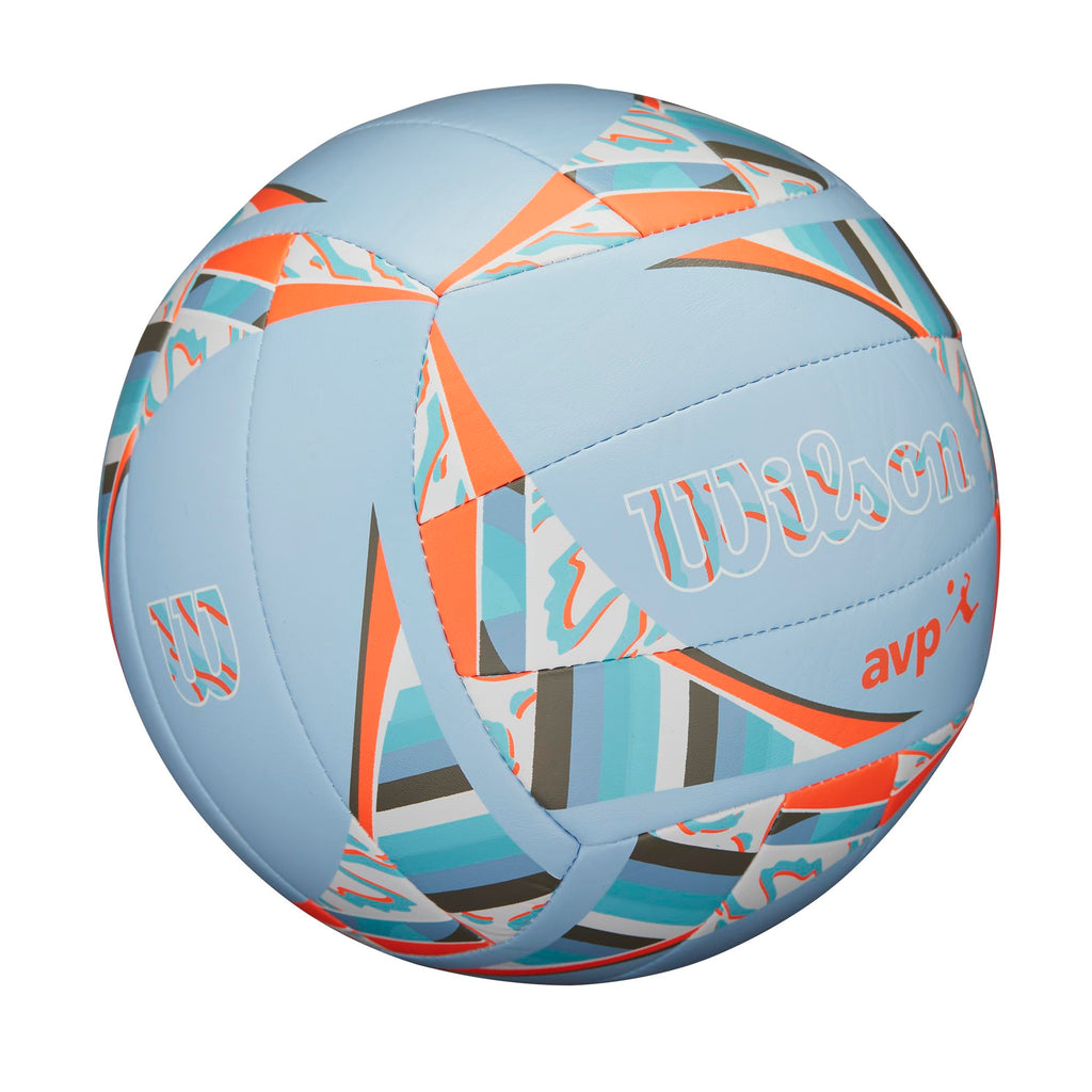 Wilson Avp Movement Volleyball - Official Size, Blue/Orange/White