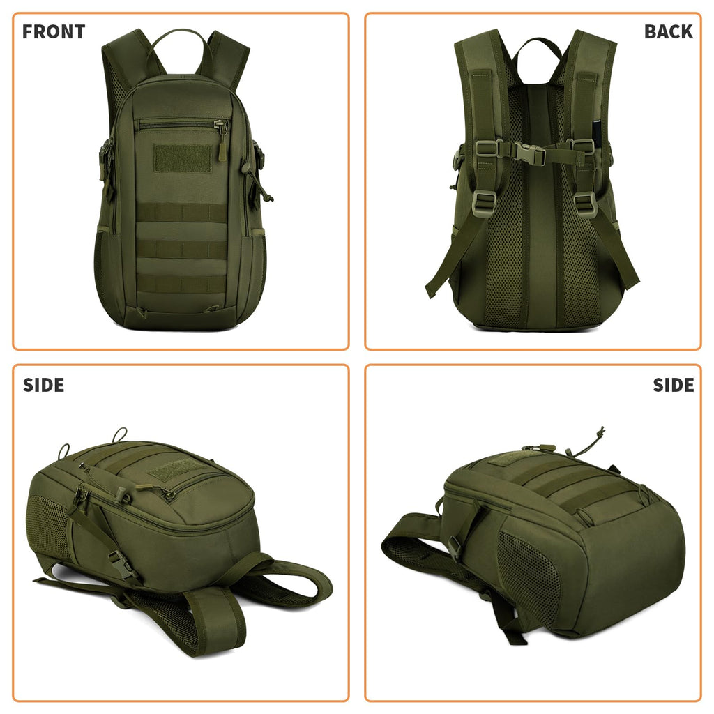 Huntvp 10L/20L/30L Tactical Backpack Military Molle Backpack Rucksack Gear Tactical Assault Pack For Hunting Camping Trekking (1