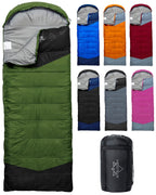 Etglcozy Sleeping Bag For Adults Cold Weather & Warm, Lightweight Backpacking Camping Hiking Essentials Gear For Kids 10-12 Girl