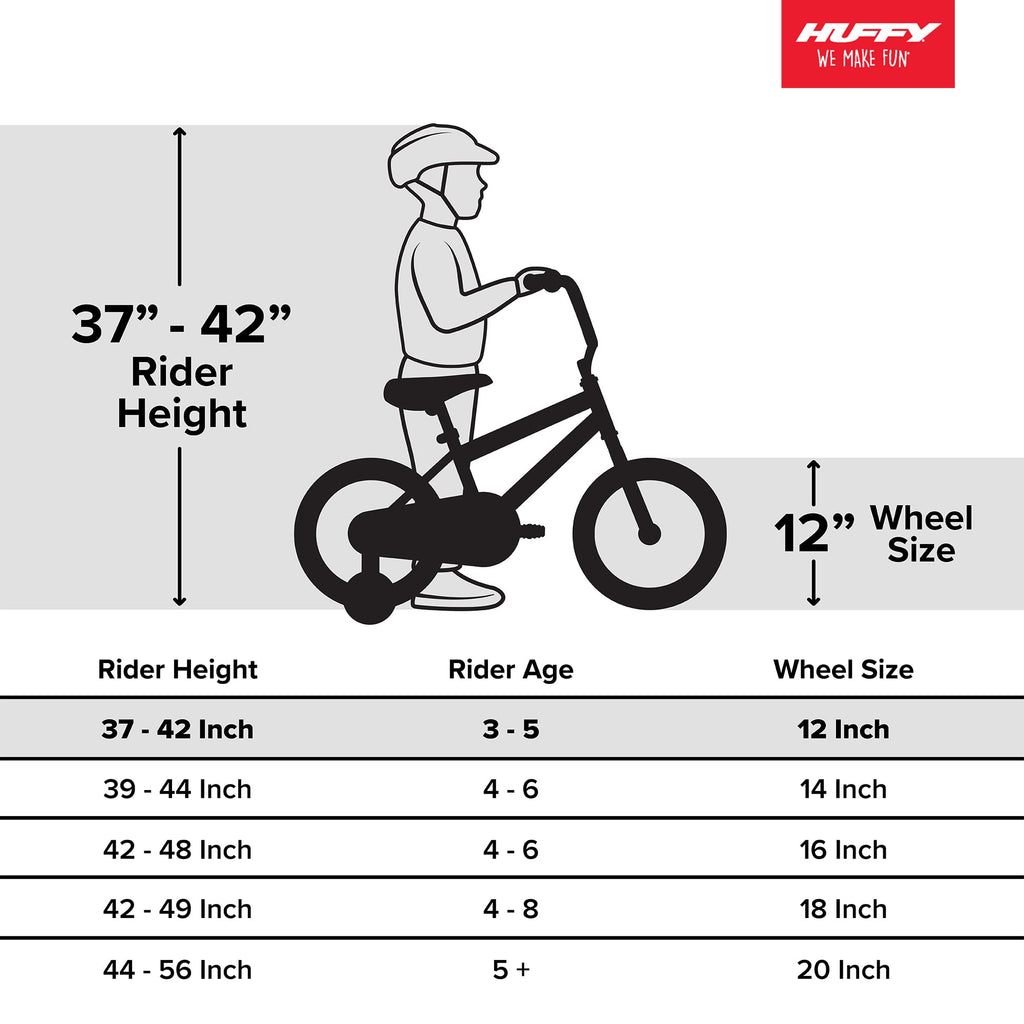 Huffy Upshot 12/16/20 Inch Boy'S Bike For Kids, Multiple Color Options Available, Removable Training Wheels, Bmx Design, Designe