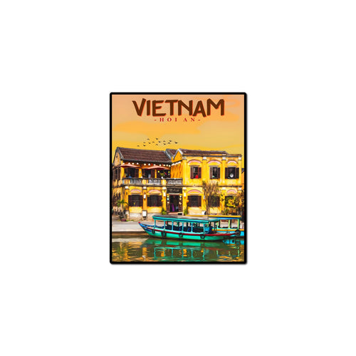 95MILES GARMENTS Stylish Vietnam Fridge Magnets for Home Office Kitchen Refrigerator Door Decor Souvenir Gift (L x H 2.3 x 3 Inc