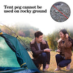 80 Pack Tent Pegs, 7 Metal Tent Stakes Pegs With Hook, Tent Garden Stakes For Camping, Canopy, Outdoor Decoration