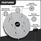 Figure Trimmer Core Abs Twister Board - Waist Sculptor Twister Board For Core & Ab Exercise - Waist Twisting Disc, Dizzy Disc Tw