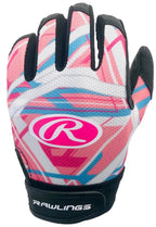 Rawlings Remix T-Ball/Coach Pitch Batting Gloves | Boys & Girls Size Youth Xs | Pink