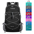 Goloni Ultra Lightweight Packable Backpack 40L - Foldable Hiking Backpack Water Resistant Small Foldable Daypack for Travel,Blac