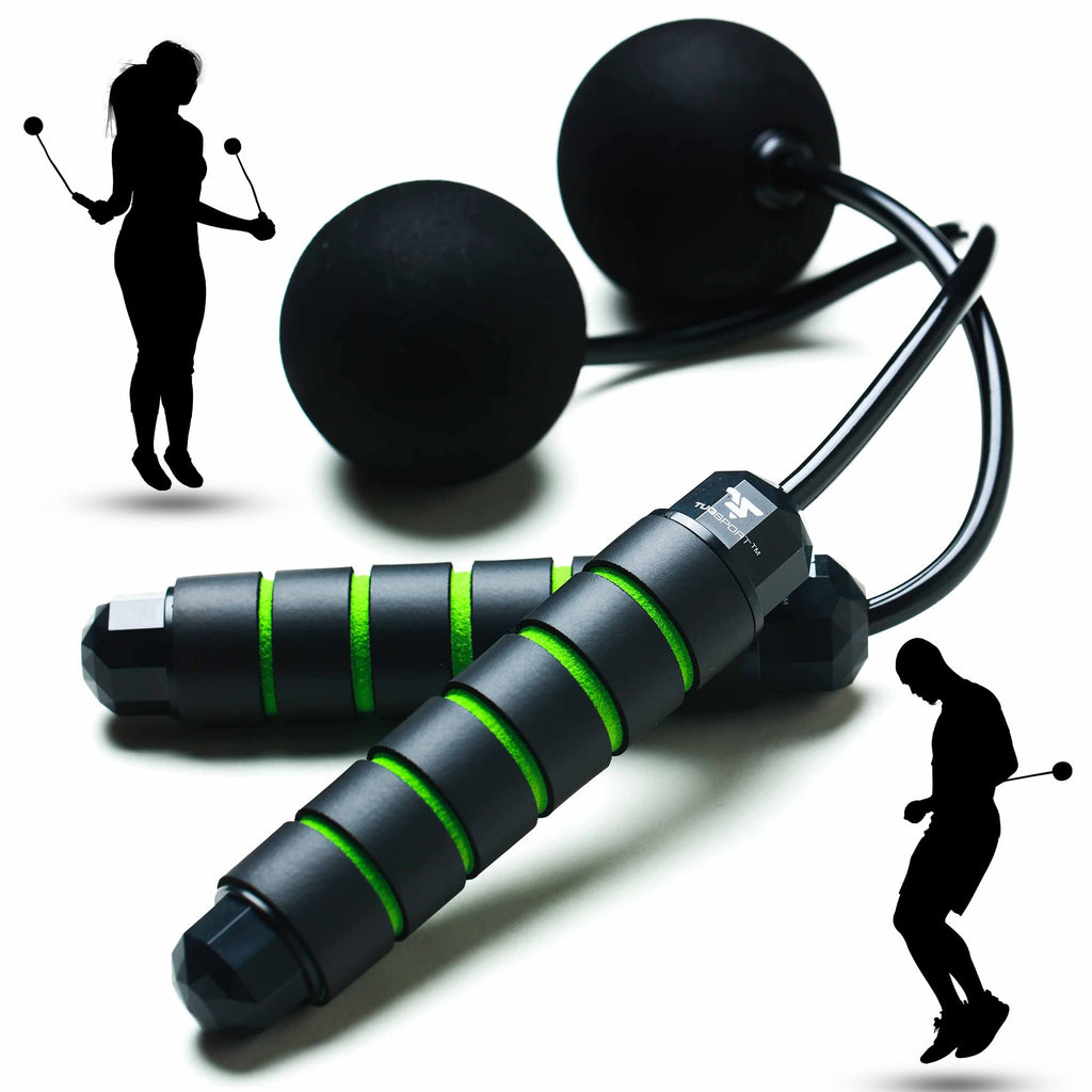Tugsport Bod Ropes Cordless Jump Rope Beachbody Mbf - Adjustable Length Ropes Ropeless Jump Rope For Beachbody - Eliminate Dad B