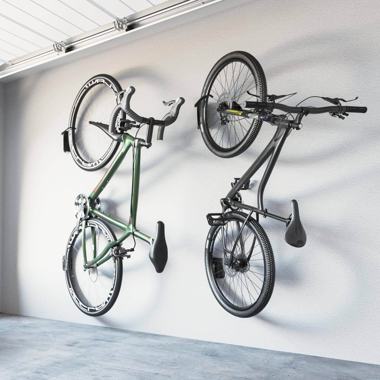 Montek Swivel Bike Wall Mount, Bike Hangers For Garage, Wall Mount Bike Rack, Space Saving Wall Bike Rack, Vertical Bike Rack Ho