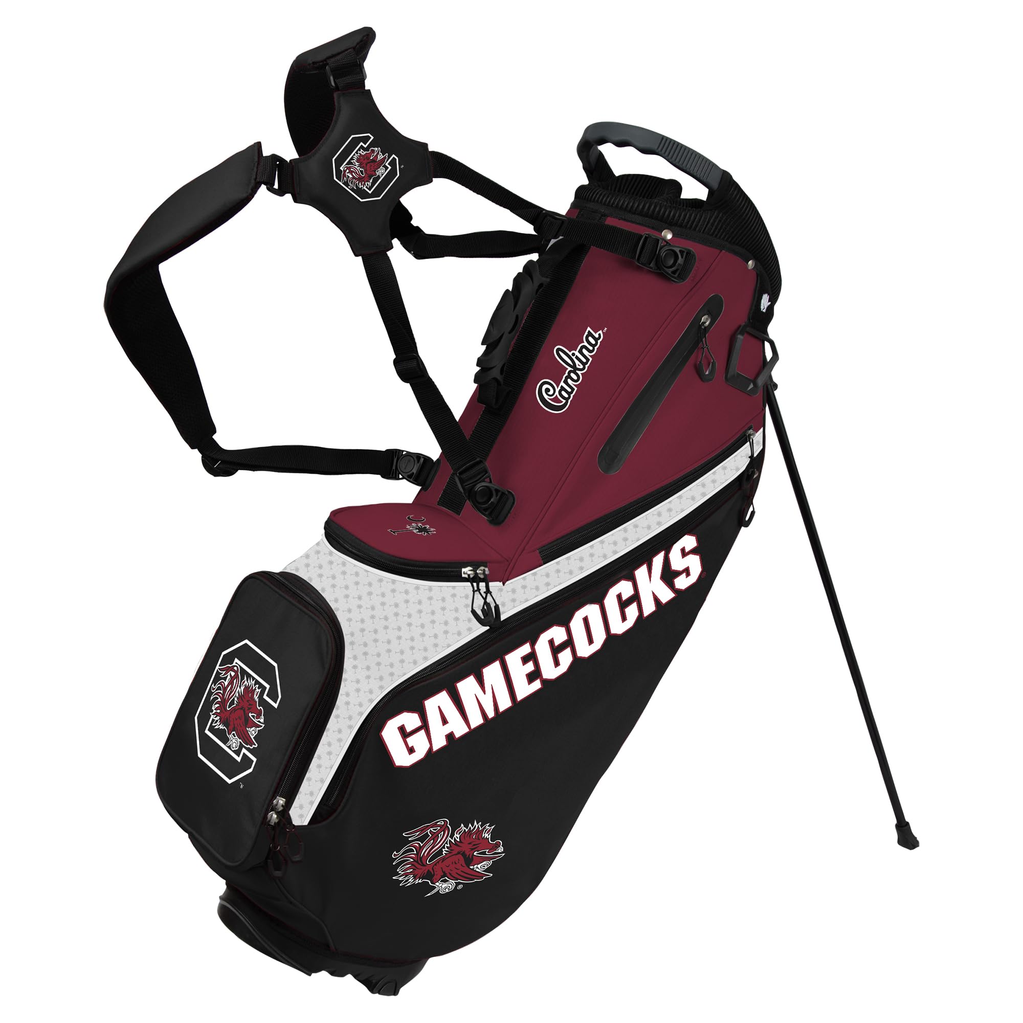 Team Effort Back Nine Stand Bag NCAA South Carolina Gamecocks