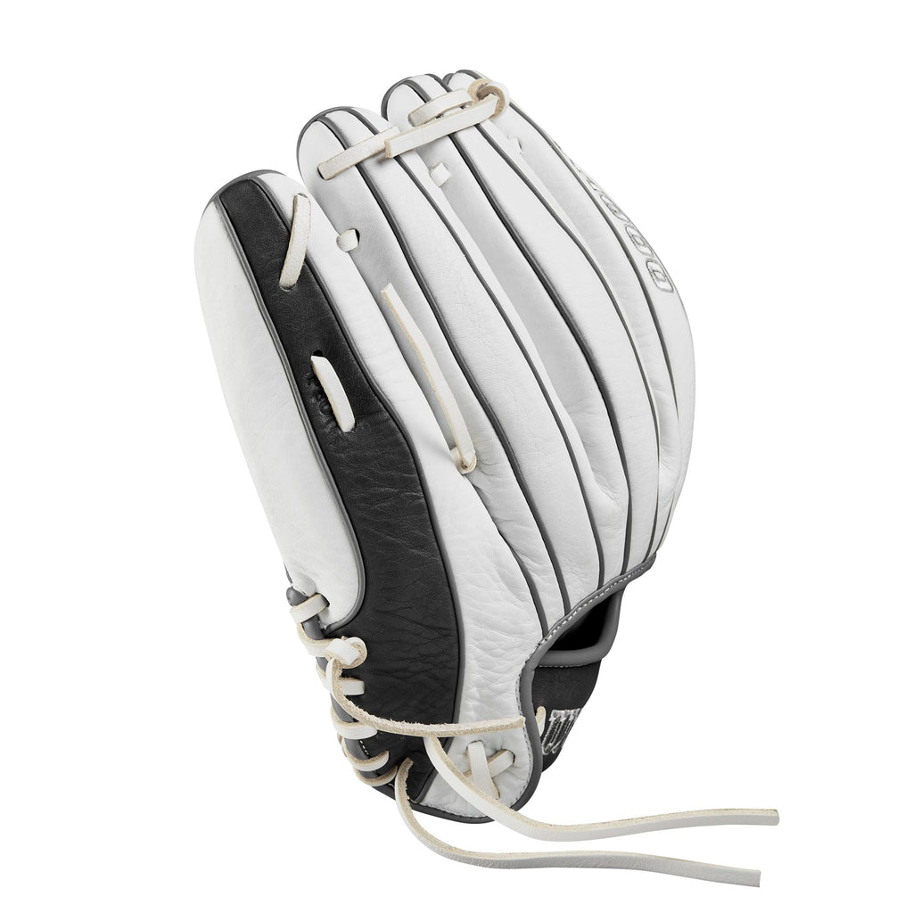 Wilson 2024 A1000 P12 12    Pitchers Fastpitch Softball Glove - White/Grey, Right Hand Throw