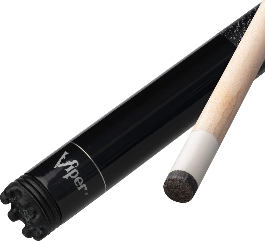 Viper Jump Shot/Break 58'' 3-Piece Billiard/Pool Cue, Black, 21 Ounce