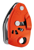 PETZL NEOX Belay Device with cam-Assisted Blocking, Optimized for Lead Climbing, Orange