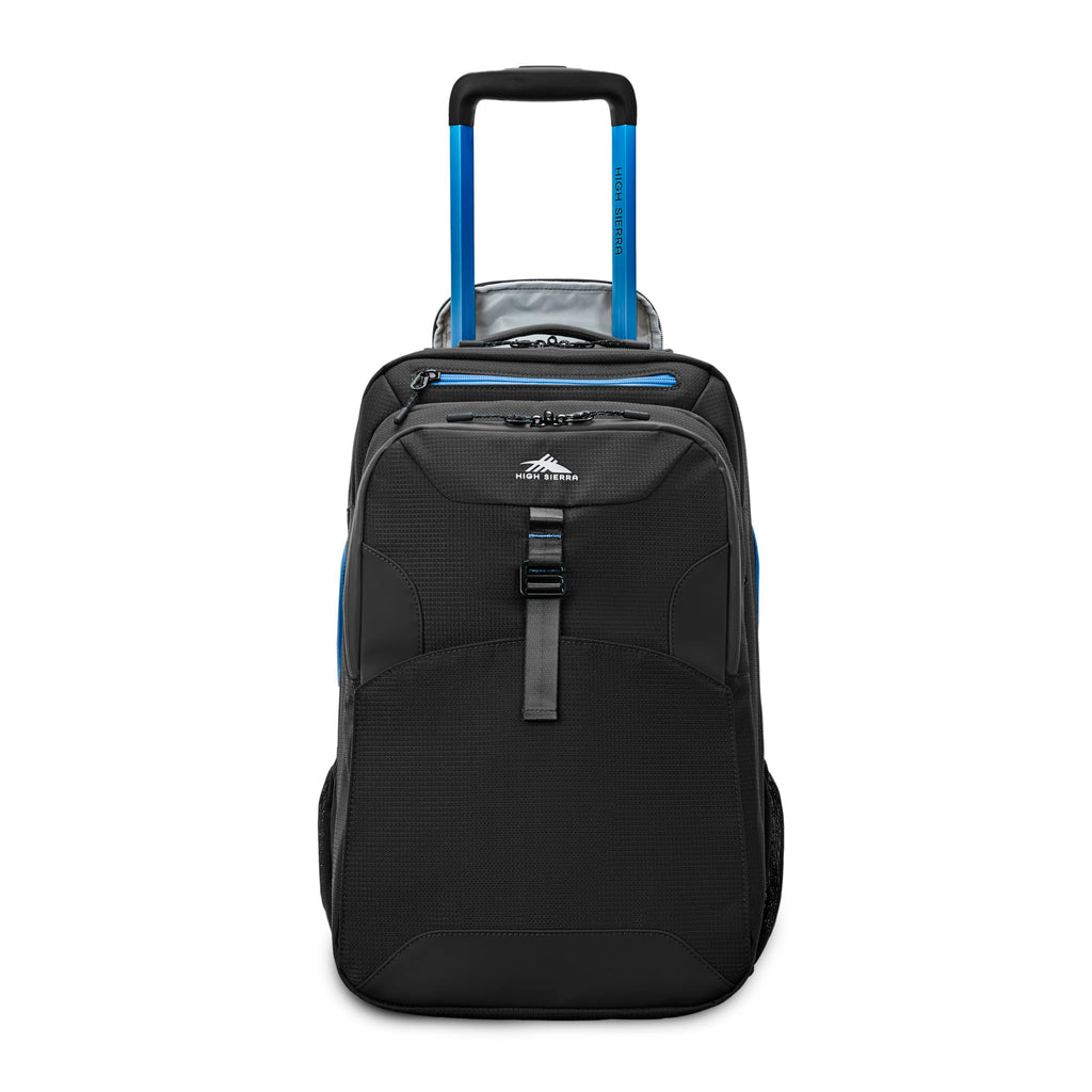 High Sierra Hi-Life 3-in-1 Convertible Wheeled Backpack - Features Removable Daypack, Stack-It Strap, Adjustable Handle, Fleeced