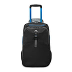 High Sierra Hi-Life 3-in-1 Convertible Wheeled Backpack - Features Removable Daypack, Stack-It Strap, Adjustable Handle, Fleeced