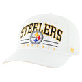 47 Men'S White Pittsburgh Steelers Roscoe Hitch Rope Adjustable Hat