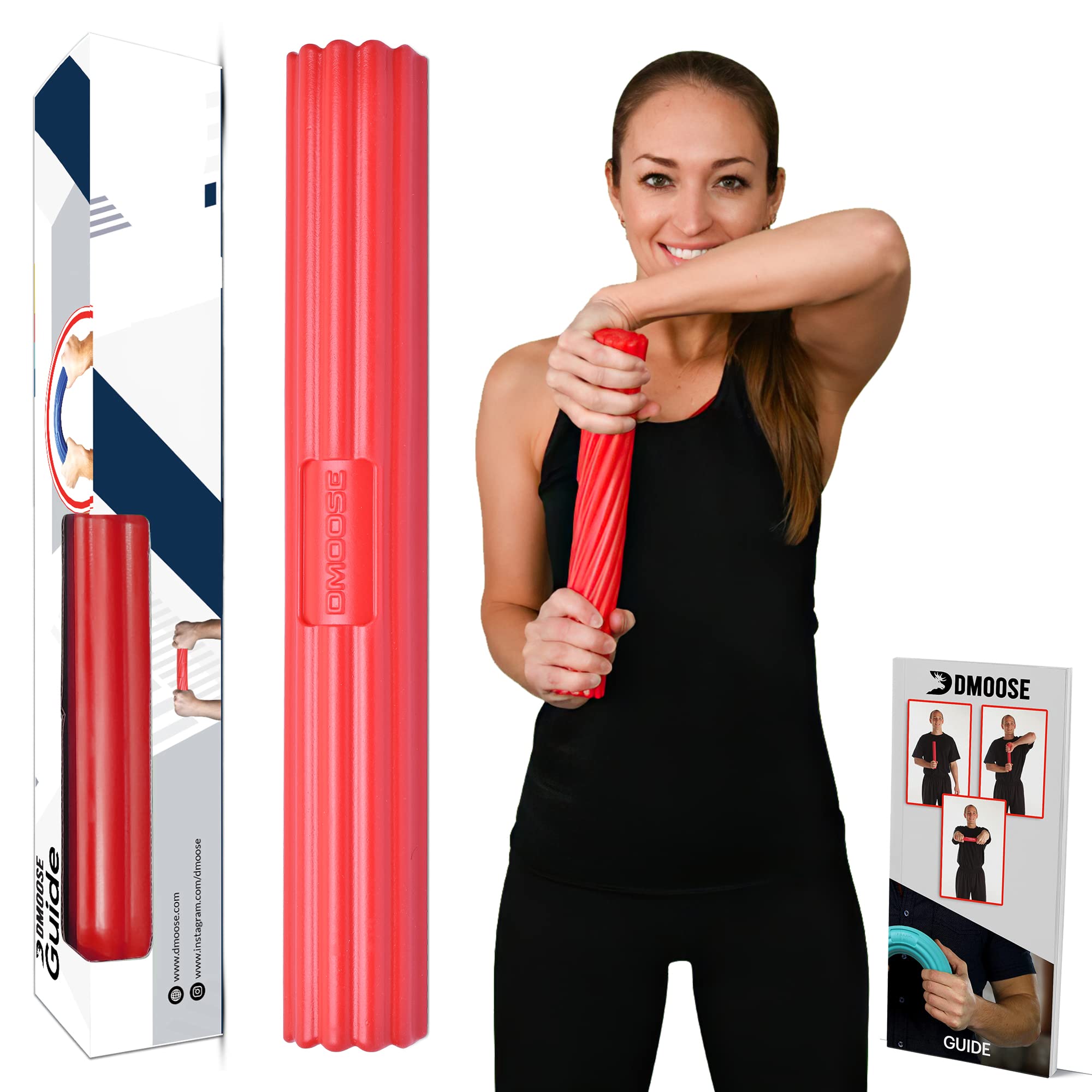 Dmoose Fitness Flex Bar (Red-Light)