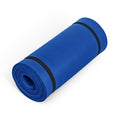 Cap High Density Exercise Mat With Strap, 74''X24''X1 - Blue