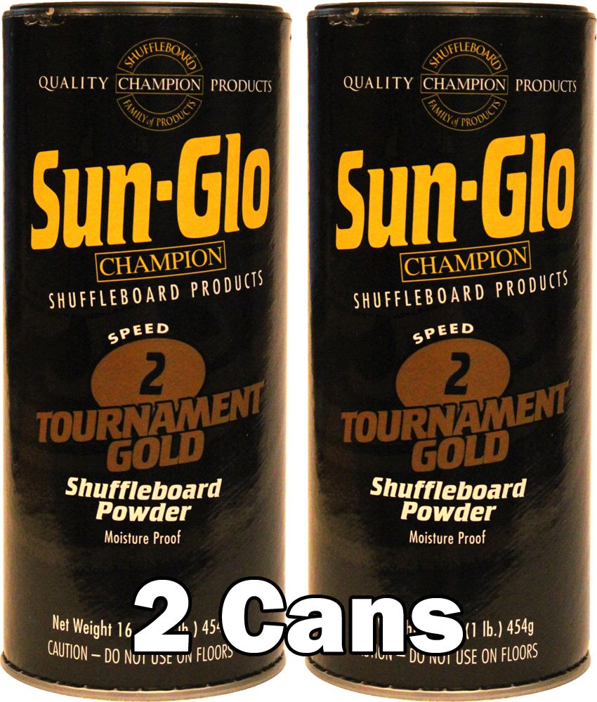 Sun-Glo #2 Shuffleboard Powder Wax (16 Oz.) (Pack Of 2)