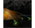 Acecamp 9110 Glow In The Dark Guy Square Line Adjuster, Green