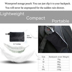 Frelaxy Waterproof Backpack Rain Cover, 8000Mm Waterproof Level, Upgraded Ultra-Strong Multilayer Structure, Antislip Cross Buck