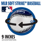 Franklin Sports Mlb Kansas City Royals Team Baseball - Mlb Team Logo Soft Baseballs - Toy Baseball For Kids - Great Decoration F