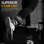 AOHO MOOON Comfortable Adjustable Ankle Straps for Cable Machines Women, Gym Workout Leg Straps, Ankle Cuffs for Glute Workouts,
