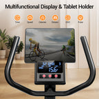 CURSOR FITNESS Recumbent Exercise Bike, Quiet Recumbent Stationary Bike for Adults & Seniors, Magnetic Stationary Bike with 16-L