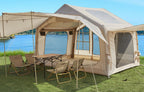 Dancoom 6-8 Person Inflatable Tent For Camping, 96.8 Ft Large Camping Tent Includes Tarps,3000Mm Waterproof Easy Setup Glamping