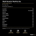 Truff Black Truffle Oil - Black Truffle Infused Olive Oil - Gourmet Dressing, Seasoning, Marinade, Or Drizzle, Non-Gmo, Gluten-F