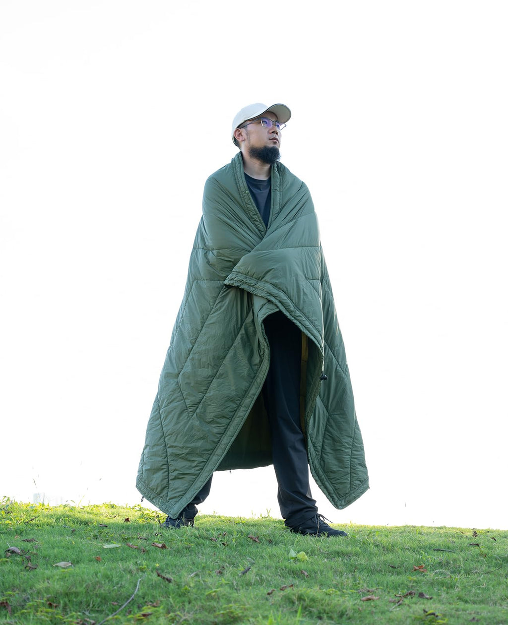 Iclimb 3M Thinsulate Insulation Warm Camping Blanket Ultralight Compact (Green)