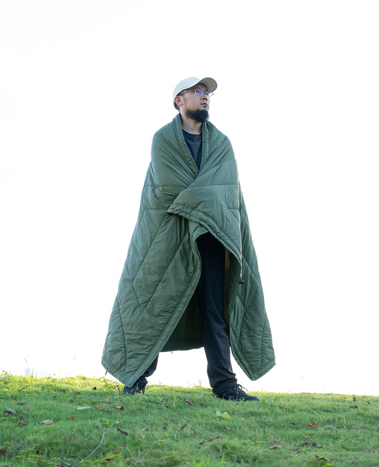 Iclimb 3M Thinsulate Insulation Warm Camping Blanket Ultralight Compact (Green)