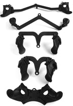 Fitvids Multi-Function Adjustable Power Cage With J-Hooks, Safety Straps And Optional Lat Pulldown Attachment And Cable Crossove