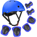 Kamugo Kids Bike Helmet, Toddler Helmet For Ages 2-8 Boys Girls With Sports Protective Gear Set Knee Elbow Wrist Pads For Skateb