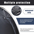 Maizoa Outdoor Bike Covers Storage Shed Tent,210D Oxford Thick Waterproof Fabric,Outdoor Aluminum Alloy Bracket Bicycle Storage