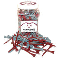 Team Golf Ncaa 2-3/4'' Golf Tees, 175 Pack, Regulation Size, Multi Team Colors