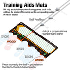 Gismelio Golf Training Mat For Beginners  Posture Assistance And Entry-Level Stance Corrector Trainer With Golf Training Aid And