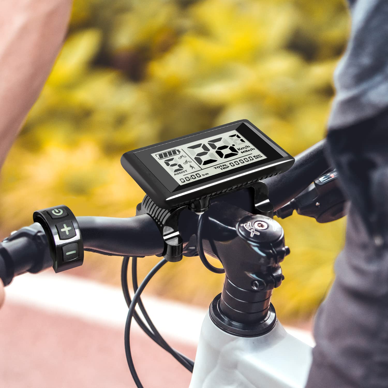 Ebike Display C961 For Bafang Bbs01B Bbs02B Bbshd Motor Electric Bike Bicycle Ebike Computer With Pas Uart Protocol