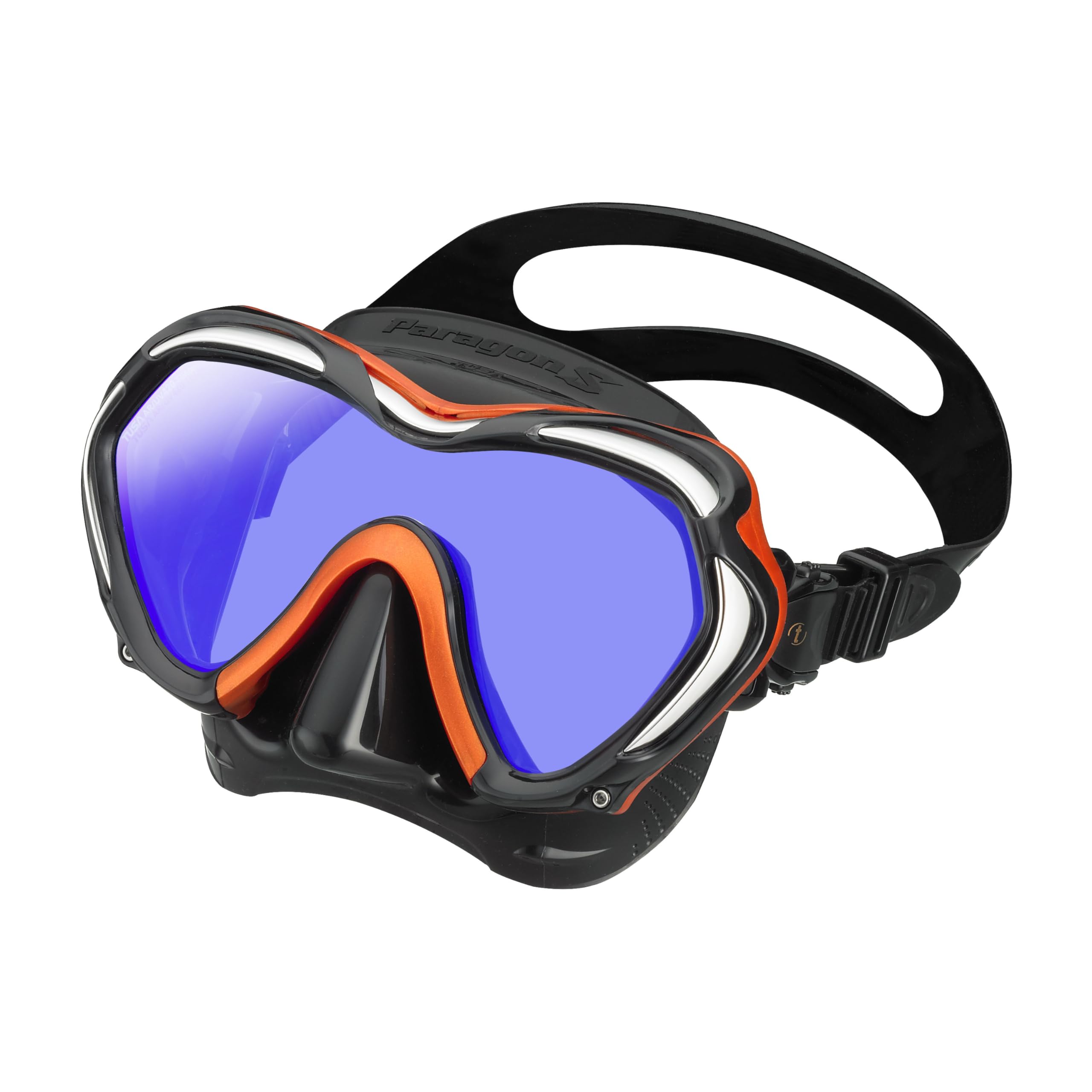 TUSA M-1007 Paragon S Scuba Diving Mask, Energy Orange