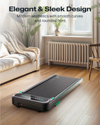 UREVO 2025 Upgrade Smart Walking Pad with MIIT Modes, Walking Pad Treadmill with APP, Treadmills for Home 2.5 HP Motorized, Plug
