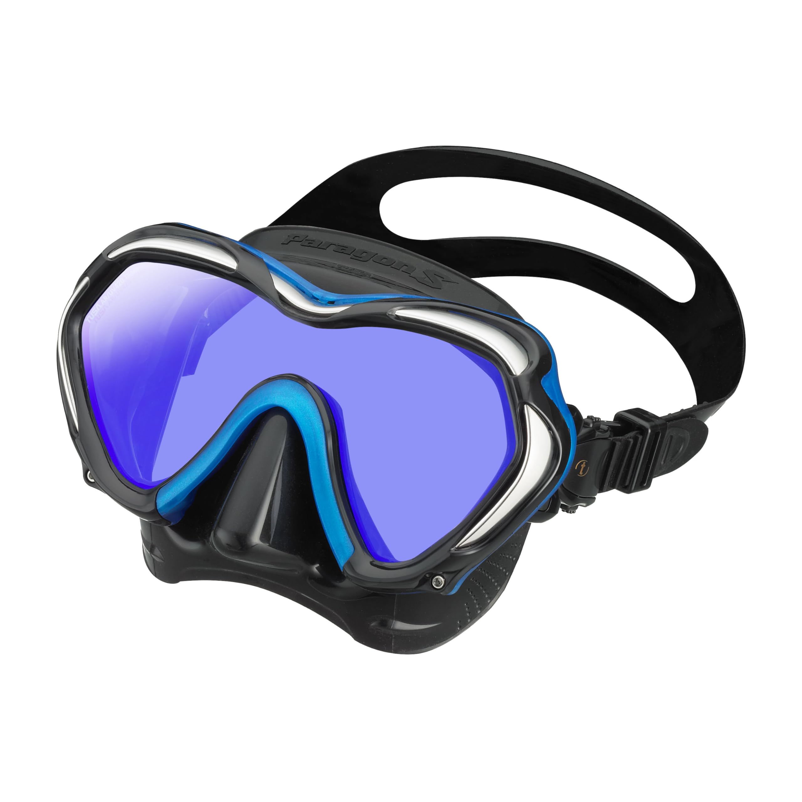 TUSA M-1007 Paragon S Scuba Diving Mask, Fishtail Blue