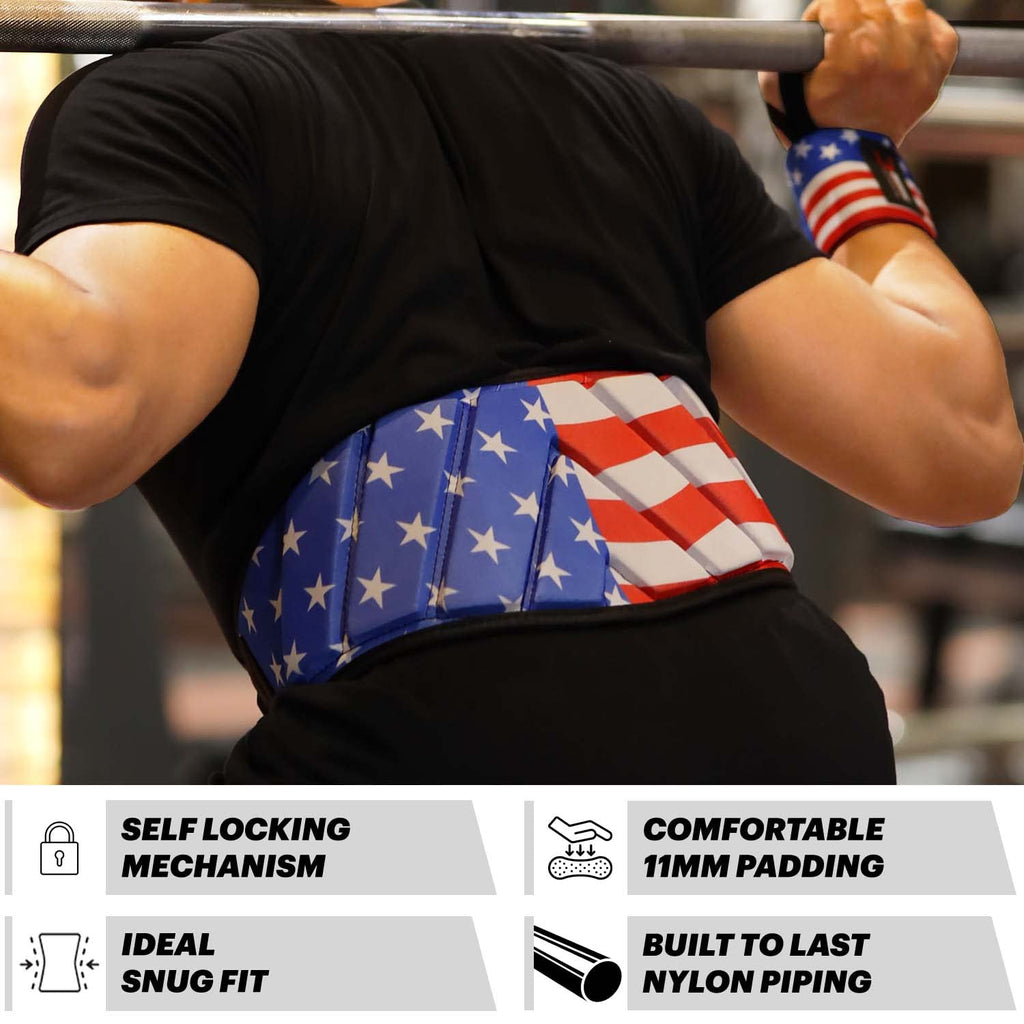 Dmoose Strength Weightlifting Belt For Men And Women -Deadlift Belt Back Support, Workout Back Support For Lifting, Fitness, Cro