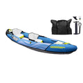 Pelican iESCAPE 110 Inflatable Convertible Kayak - Recreational Single or Tandem Kayak - Compact, Stable and Fun All in One - Tr
