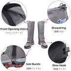 Triwonder Leg Gaiters Waterproof Snow Boot Gators Hiking Gaiters Men Women For Walking Climbing Hunting Cycling Backpacking Ligh