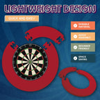 Designa Darts Su077  Dartboard Surround Durable Lightweight Eva Jigsaw Ring Design, Black