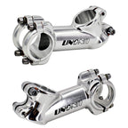 Meische 31.8 Stem 90Mm Mountain Bike Stem, 35 Degree Bicycle Stem Riser Short Handlebar Stem For Mtb, Road Bike, Bmx(Glossy Silv