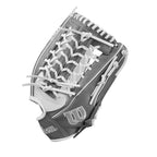 Wilson Fall 2024 A1000 T125 12.5    Outfield Fastpitch Softball Glove - White/Grey, Left Hand Throw