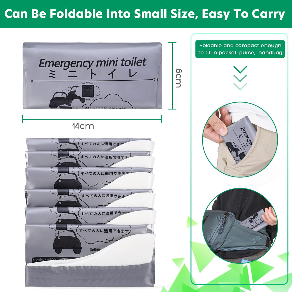 Oumee 12 Pack Disposable Urine Bags, 700Ml Travel Pee Bags Unisex Urinal Bag Vomit Bag For Travel Traffic Jam Emergency Portable