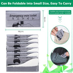 Oumee 12 Pack Disposable Urine Bags, 700Ml Travel Pee Bags Unisex Urinal Bag Vomit Bag For Travel Traffic Jam Emergency Portable