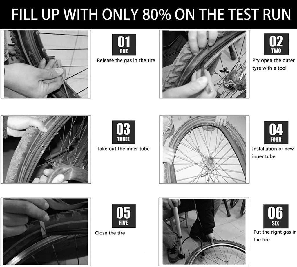 (2 Sets) 14    X 2.125 Kids Bike Replacement White Tires And Tubes - Compatible With Most 14    Kids Bikes Like Royalbaby, Joyst