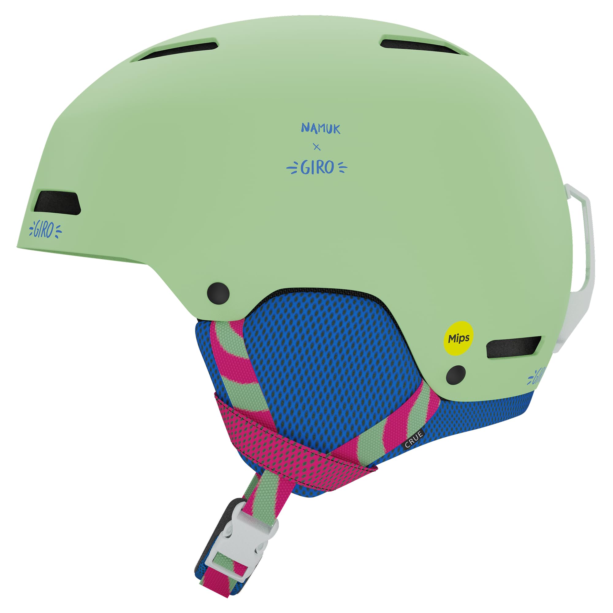 Giro Crue MIPS Toddler Ski Helmet - Snowboard Helmet for Kids, Youth, Boys & Girls - Paradise Namuk - XS (48.5-52 cm)